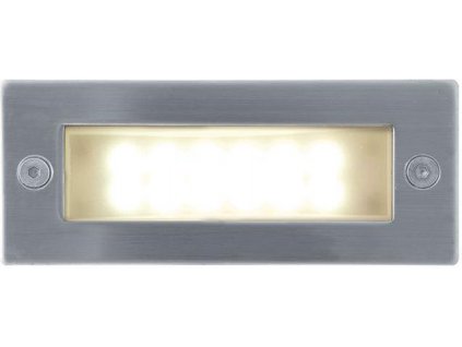 LED Wandeinbauleuchte für den Außenbereich 1W 45x110mm Index warmweiß