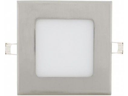 Einbau-LED-Panel Chrom 120 x 120mm 6W Neutralweiß IP44