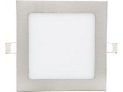 Einbau-LED-Panel Chrom 175 x 175mm 12W Neutralweiß IP44