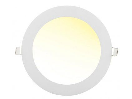 Weißes rundes Einbau-LED-Panel 300mm 25W Warmweiß IP44