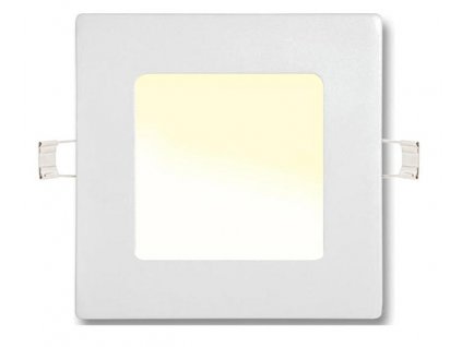 Weisser eingebauter LED Panel 120 x 120mm 6W Warmweiß IP44