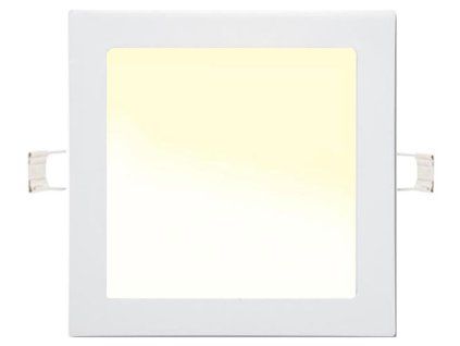 Weißes Einbau-LED-Panel 225 x 225mm 18W Warmweiß IP44