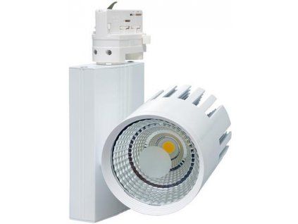 Weißer 3-Phasen-Schienen-LED-Strahler 20W Neutralweiß