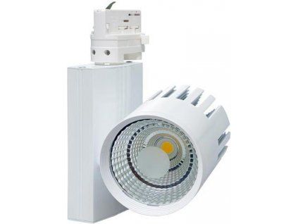Weißer 3-Phasen-Schienen-LED-Strahler 30W Neutralweiß