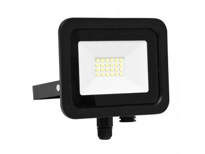 Schwarzer LED Strahler 20W city 5000K Neutralweiß