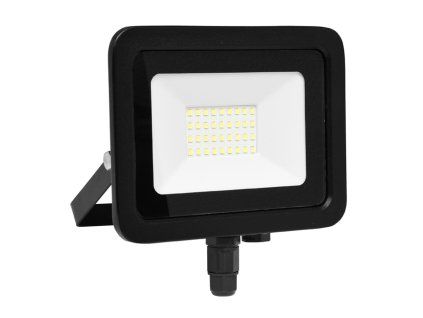 Schwarzer LED Strahler 30W city 5000K Neutralweiß