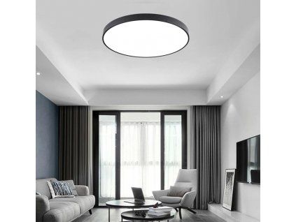 Schwarzes design LED Panel 500mm 36W Neutralweiß