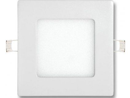 Dimmbares weißes Einbau-LED-Panel 120x120mm 6W neutralweiß IP44