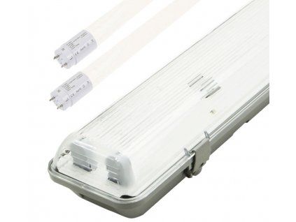 LED-Leuchtstofflampe 120cm + 2x LED-Leuchtstofflampe tageslichtweiß 4800lm