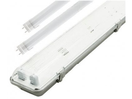 LED-Leuchtstofflampe 120cm + 2x LED-Leuchtstofflampe warmweiß 4320lm