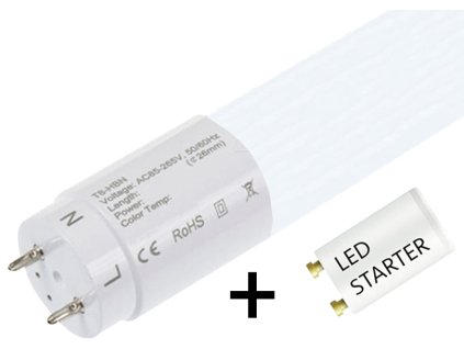LED-Röhre HBN60 60cm 8W Garantie 3 Jahre Kaltweiß mit LED-Starter