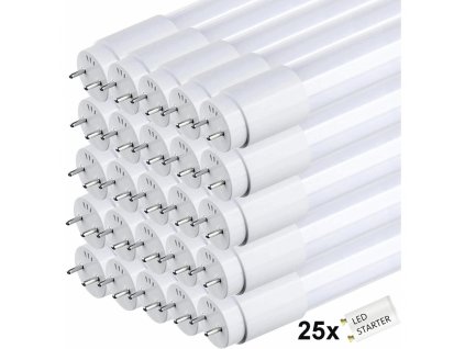 LED-Röhre T8 120cm 18W 4000K tagweiß 25St + gratis Starter