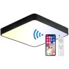 Schwarzes LED-Panel 500x500mm 36W Smart CCT mit Controller