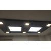 Silbernes Decken-LED-Panel 600x600mm 45W neutralweiß 5000lm