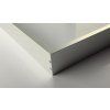 Silbernes LED-Panel mit Rahmen 600x600mm 45W neutralweiß 5000lm