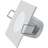Weißes LED Einbau-Downlight quadratisch 5W warm
