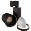 Schwarze LED 3F Lichtleiste 40W 45 warmweiß