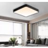 Schwarzes Design LED Panel 600x600mm 48W warmweiß