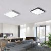 Schwarzes Design LED Panel 600x600mm 48W warmweiß