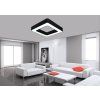 Schwarzes LED Deckenpanel quadratisch 36W neutralweiß IP44