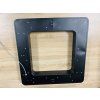 Schwarzes LED Deckenpanel quadratisch 36W neutralweiß IP44