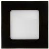 Schwarzes LED EinbauPanel 3W quadratisch 85x85mm neutralweiß