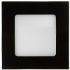 Schwarzes LED EinbauPanel 3W quadratisch 85x85mm tageslichtweiß