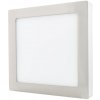 Chrom LED Panel für Einbau 175x175mm 12W tageslichtweiß