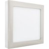 Chrom LED Panel für Einbau 175x175mm 12W tageslichtweiß