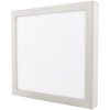 Verchromtes LED Panel 300x300mm 25W tageslichtweiß, bündig eingebaut