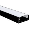 LED Profil Micro 2 schwarz 2m