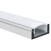 LED Profil N8 Wandmontage silber 1m