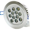 LED Einbaustrahler 12x 1W kaltweiß