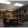 Silbernes LED DeckenPanel 600x600mm 45W kalt 5100lm IP44