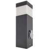 Gartensäule mit Steckdose GARD 36cm 5W tageslichtweiß IP44