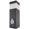 Gartensäule mit Steckdose GARD 36cm 5W tageslichtweiß IP44