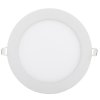 Weisser runder eingebauter LED Panel 225mm 18W Warmweiß IP44