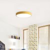 Gelbes Design LED Panel 500mm 36W Warmweiß
