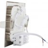 Chrom eingebauter LED Panel 120 x 120mm 6W Tageslicht IP44