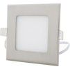 Einbau-LED-Panel Chrom 120 x 120mm 6W Neutralweiß IP44