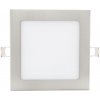 Chrom eingebauter LED Panel 175 x 175mm 12W Tageslicht IP44