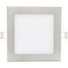 Einbau-LED-Panel Chrom 175 x 175mm 12W Neutralweiß IP44