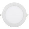 Weißes rundes Einbau-LED-Panel 175mm 12W Warmweiß IP44