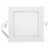 Weisser eingebauter LED Panel 120 x 120mm 6W Warmweiß IP44