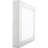 Chrom angebauter LED Panel 225 x 225mm 18W Tageslicht