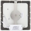 Chrom angebauter LED Panel 225 x 225mm 18W Tageslicht