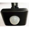 Schwarzer LED Strahler 50W city mit Sensor 5000K Neutralweiß IP44