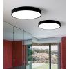 Schwarzes design LED Panel 400mm 24W Neutralweiß