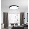 Schwarzes design LED Panel 400mm 24W Neutralweiß