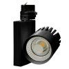 Schwarzer 3-Phasen-Schienen-LED-Strahler 40W Neutralweiß